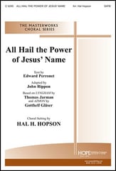 All Hail the Power of Jesus Name SATB choral sheet music cover